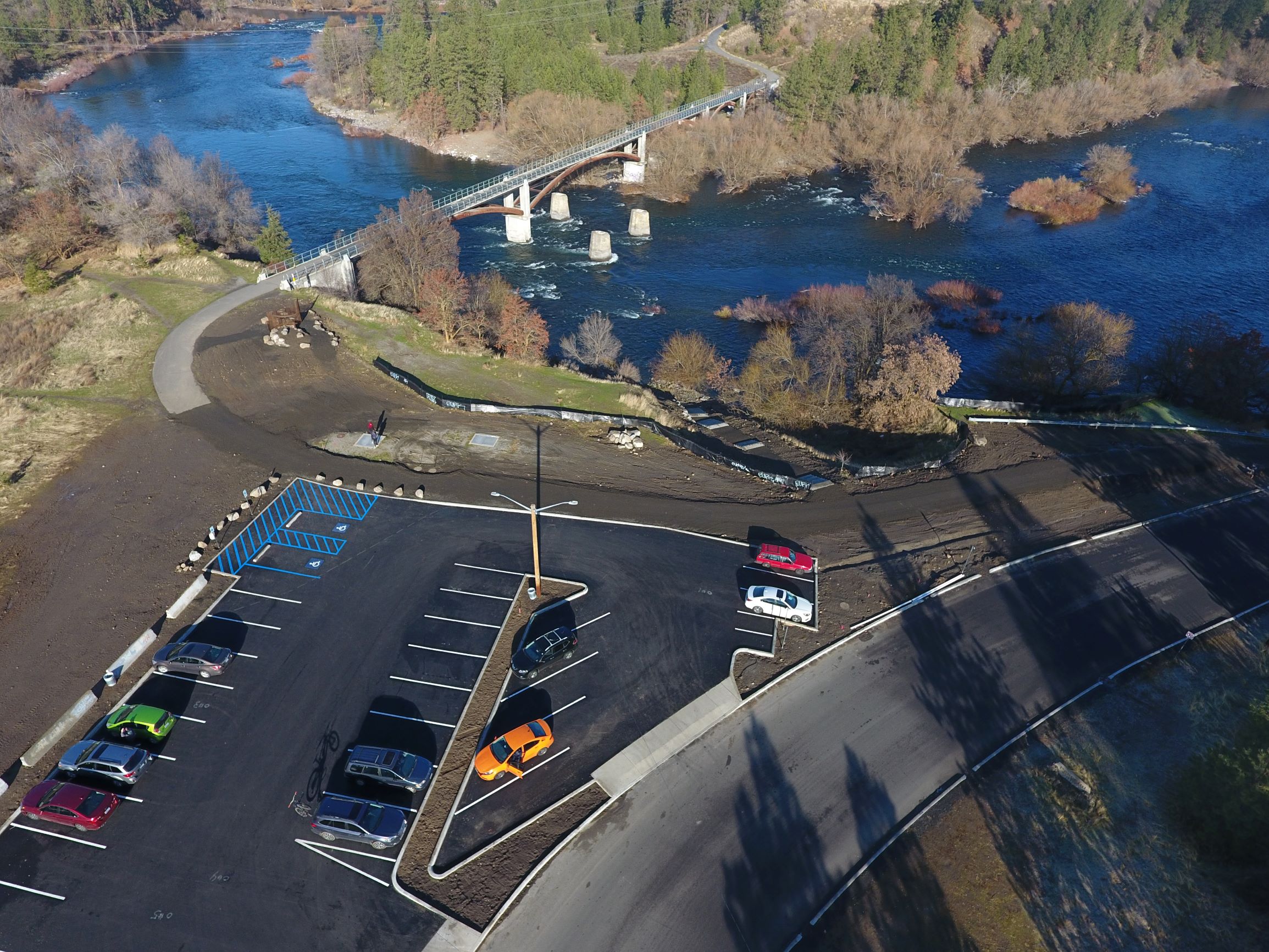 People’s Park Beckons with New Parking Lot, River Access, and Art