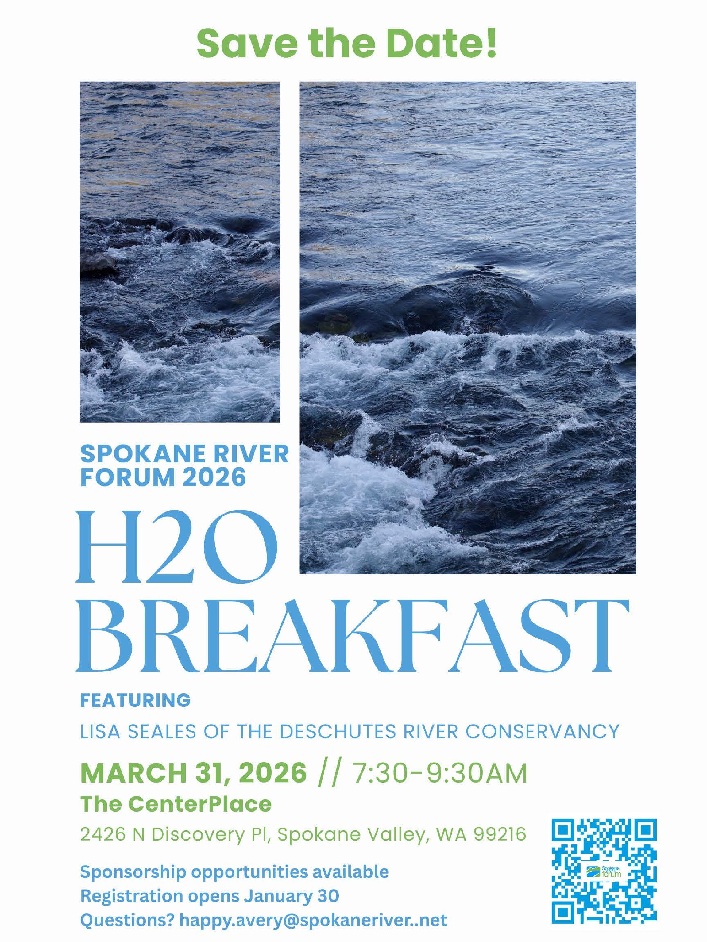 Save the Date for the 2026 H2O Breakfast